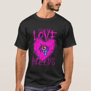 Dark Romance Where Love Bleeds T-Shirt