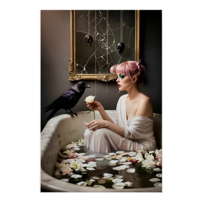Dark Romantic Gothic Design Poster (Front)