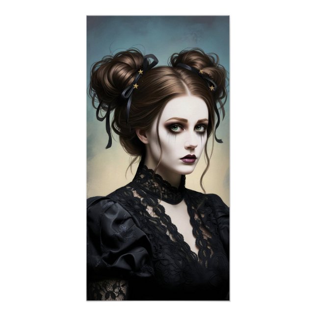 Dark Romantic Gothic Design Poster (Front)
