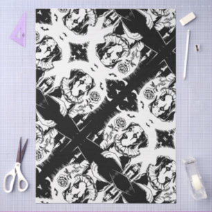 Dark Romantik Great Dane Candle Moon Tissue Paper