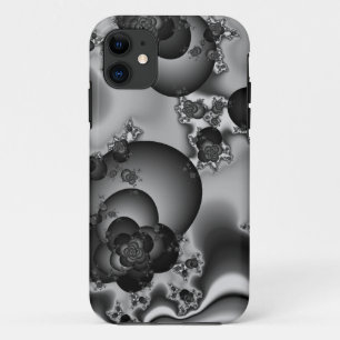 Dark Rose Fractal iPhone 11 Case