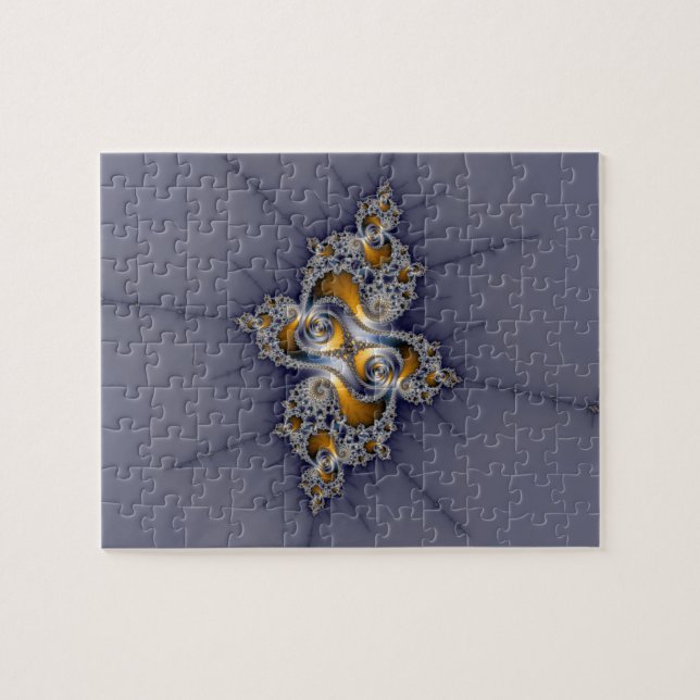 Dark Rose - Mandelbrot Fractal Jigsaw Puzzle (Horizontal)