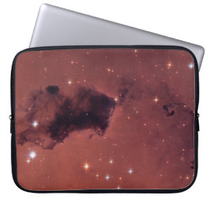 Dark Rose Shadow Dust Clouds Laptop Sleeve