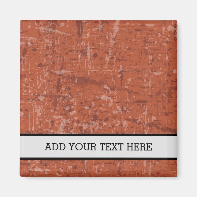 Dark Rust Art Lover Abstract Artist Painter Magnet (Front)