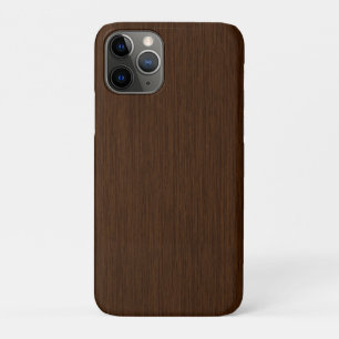 Dark Rustic Grainy Wood Background iPhone 11 Pro Case