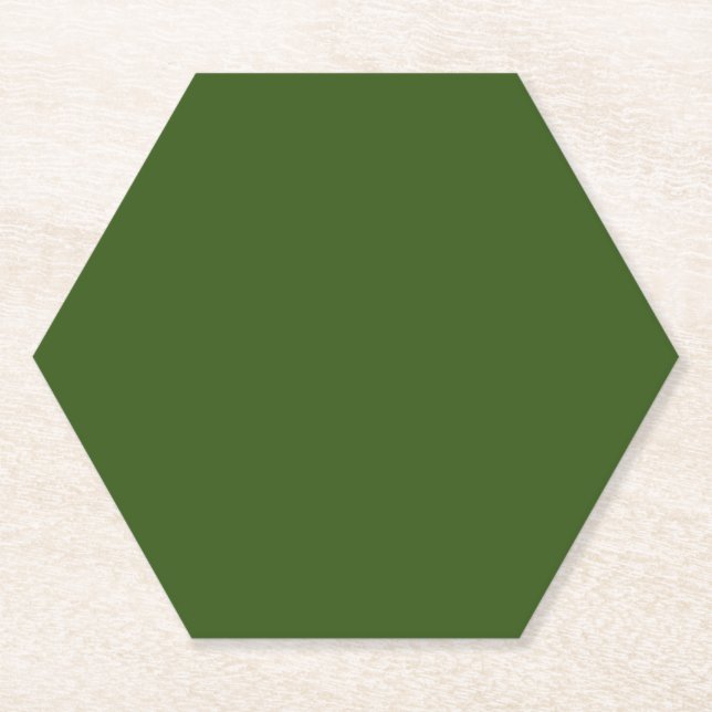 Dark Sage,Dingley,Flax Smoke, Paper Coaster (Front)
