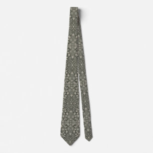 Dark Sage Garden Colours Tie