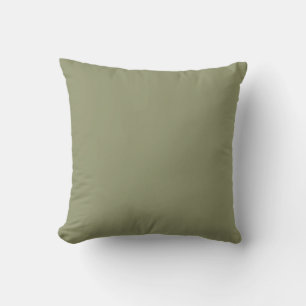 Dark Sage Green 91946E Colour - Option to Add Name Cushion