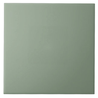 Dark Sage Green Ceramic Tile. Tile