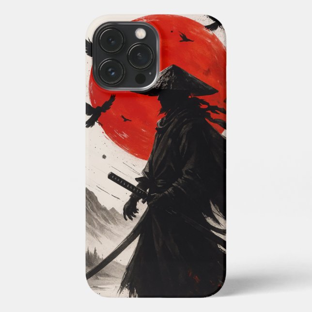 Dark Samurai - iPhone Hull Japanese Warrior S Case (Back)