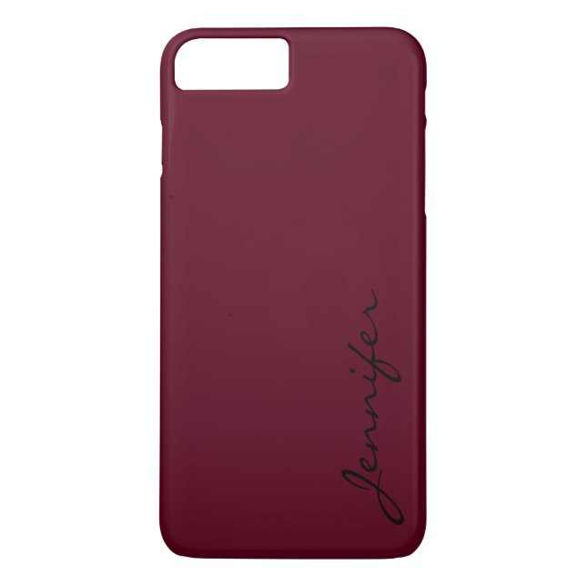 Dark scarlet colour background Case-Mate iPhone case (Back)