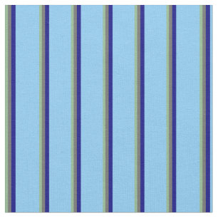 Dark Sea Green, Dim Grey, Blue, and Light Sky Blue Fabric
