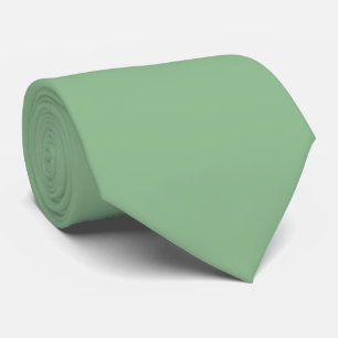 Dark Sea Green Solid Colour Neck Tie