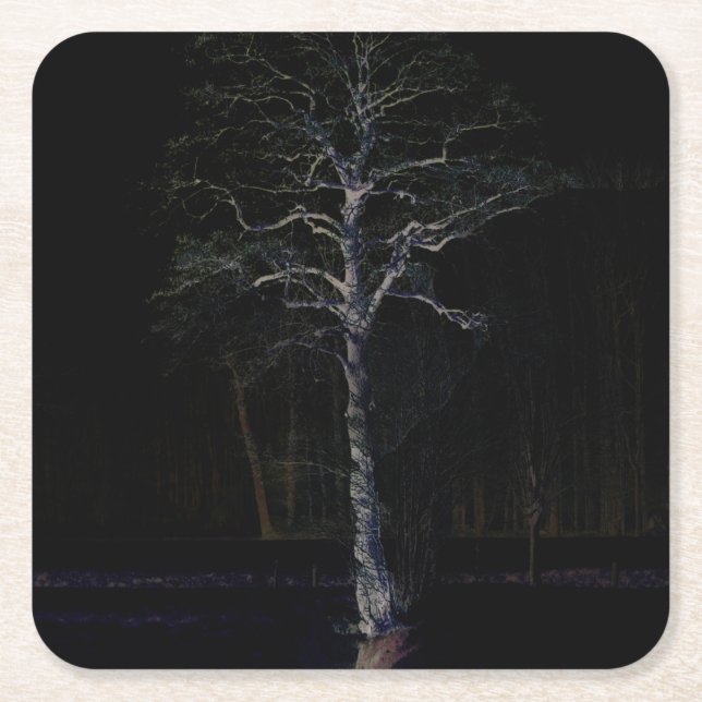 Dark Side 3 coastercna Square Paper Coaster (Front)