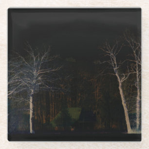 Dark Side 4 coastercnm Glass Coaster