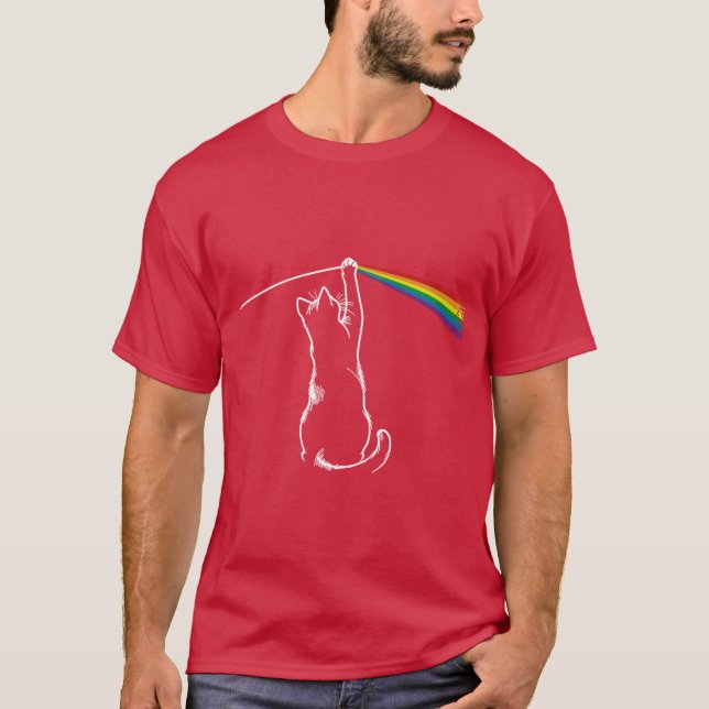 dark side cat boy T-Shirt (Front)
