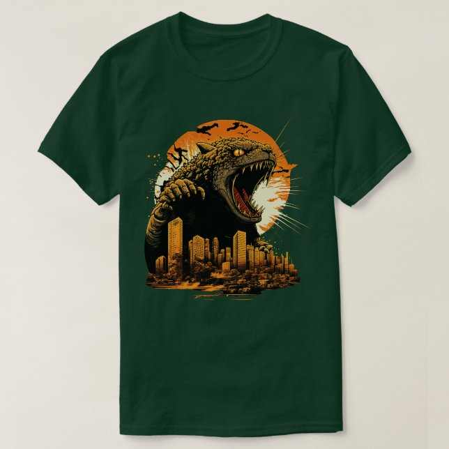 Dark side of Catzilla II T-Shirt (Design Front)