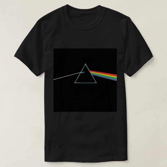 Dark Side of the Moon Album Cover Art Print T-Shirt (Design Front)