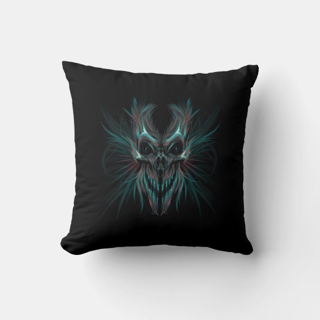Dark Skeleton Cushion (Front)