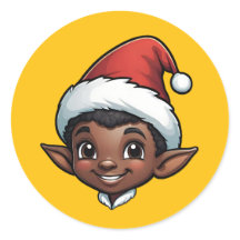 Dark Skin Christmas Elf Male