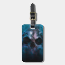 Dark Skull Luggage Tag