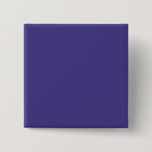 Dark Slate Blue Cute Full Colour 15 Cm Square Badge (Front)