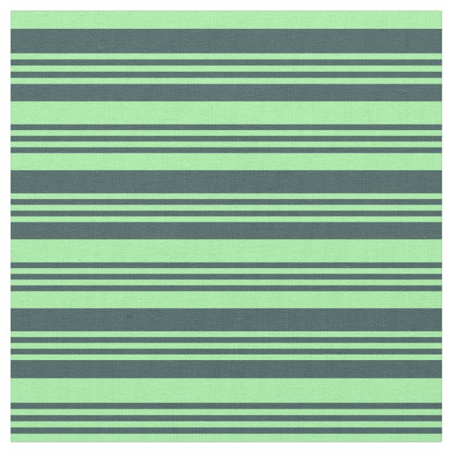 Dark Slate Grey and Green Pattern Fabric (Close Up)