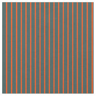 Dark Slate Grey and Red Lined/Striped Pattern Fabric