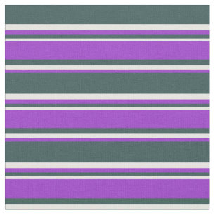 Dark Slate Grey, Dark Orchid, and White Coloured Fabric