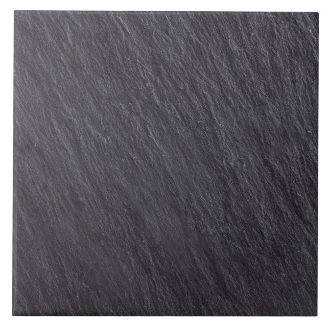 Dark Slate Stone Texture Tile (Front)