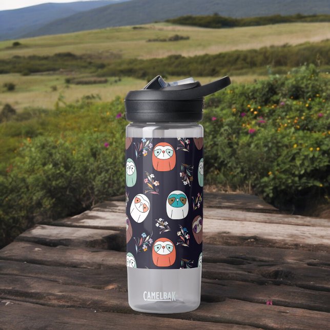 Dark Sloth  Water Bottle (Water Bottle)