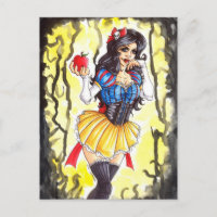 Dark Snow White Postcard