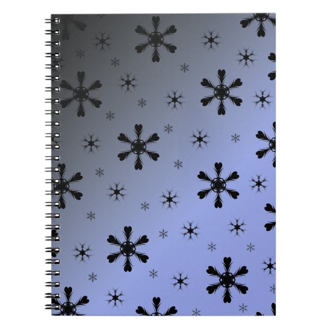Dark Snowflakes Notebook (Front)