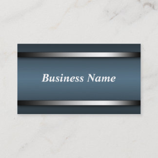Dark Sophisticated Blue business cards