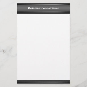 Dark Sophisticated Grey stationery