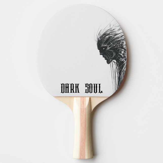 Dark Soul Dark Being Sketch Ping Pong Paddle (Front)