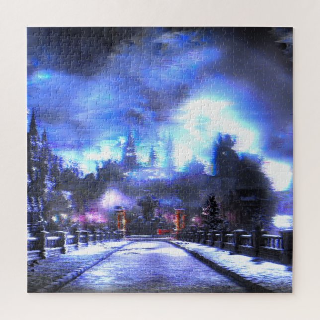 Dark Souls glitch art landscape Jigsaw Puzzle (Vertical)