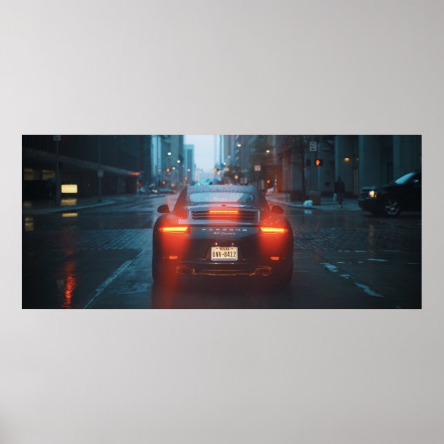 Dark Sport Car Poster (Front)