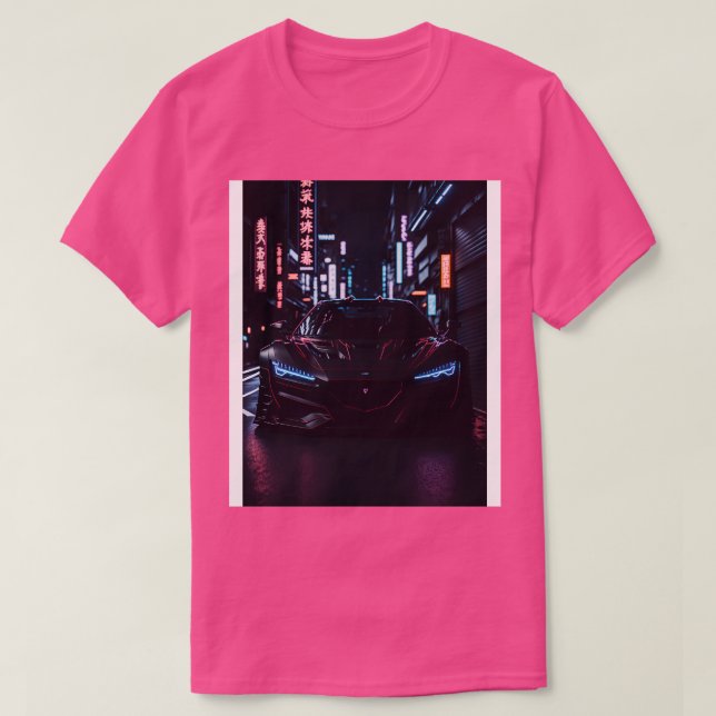 Dark Sports  in Japanese City 1 T-Shirt (Design Front)