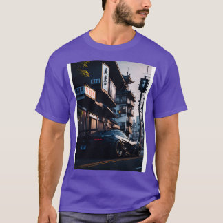 Dark Sports in Japanese City 4 T-Shirt