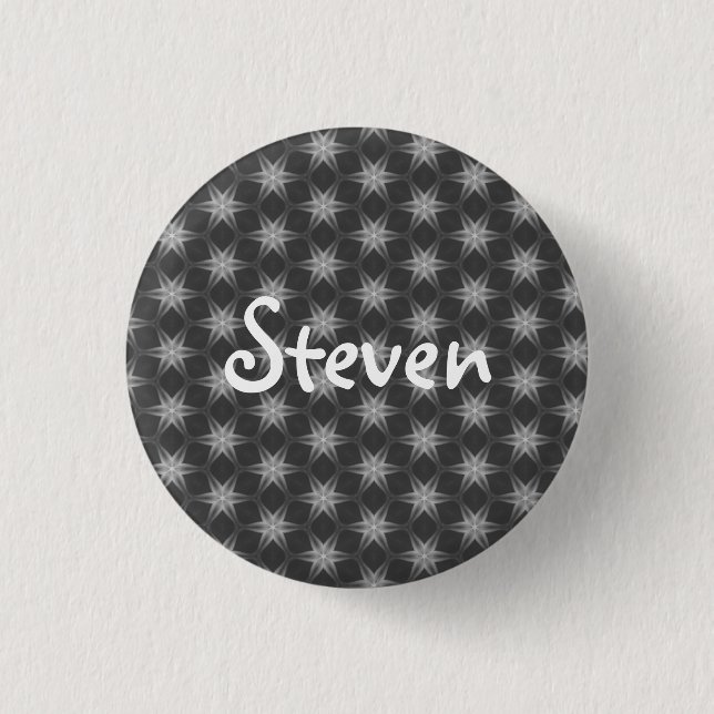 Dark Star Name badge button pin (Front)