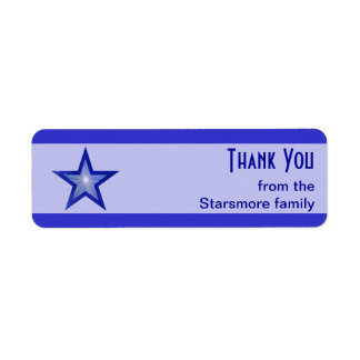 Dark Star stripe Thank You text small pale