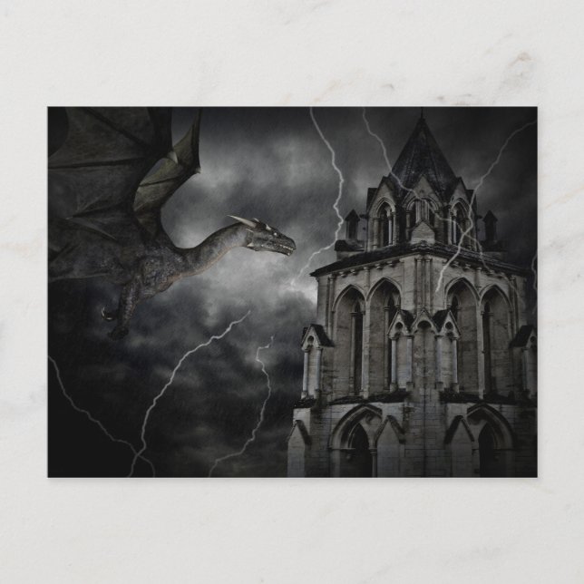 Dark stormy night postcard (Front)