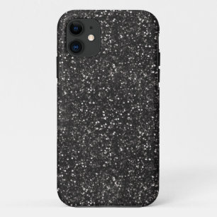 Dark Stylish Silver Grey Glitter Case-Mate iPhone Case