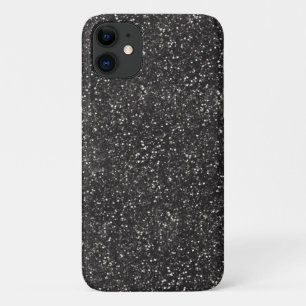 Dark Stylish Silver Grey Glitter Case-Mate iPhone Case