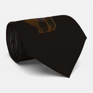 Dark Surreal Labrador Retriever Design Tie
