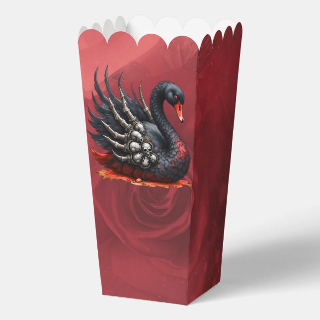 Dark Swan of Bones – Gothic Elegance  Favour Box (Front)