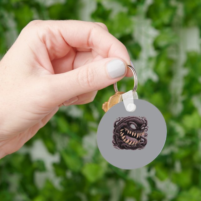 Dark Symbiote Alien Monster Keychain (Hand)