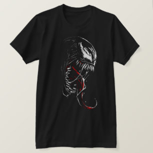 Dark Symbiote – Venomous Monster Black & Red Comic T-Shirt