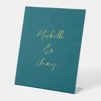 Dark Teal & Gold Colours Professional Trendy Moder